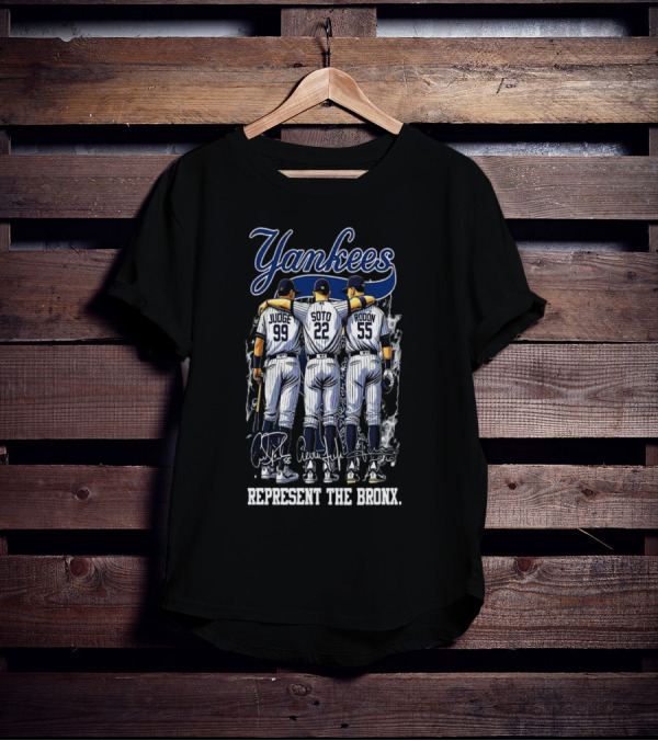 Yankees Judge Soto Rodon Represent The Bronx Signatures T-Shirt
