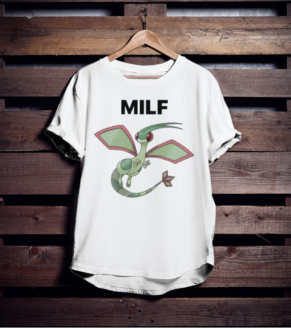 MILF Man I Love Flygon Pokémon Fan Humor T-Shirt