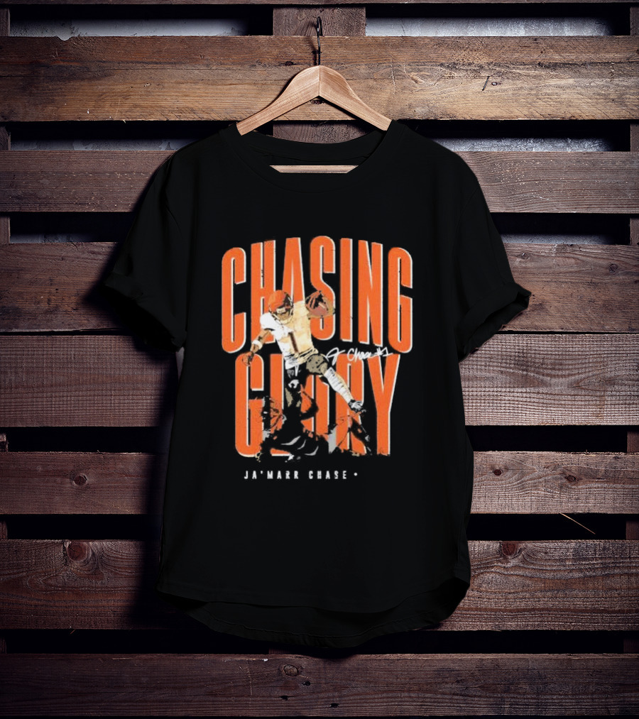 Chasing Glory Ja’Marr Chase Cincinnati Bengals Signature T-Shirt