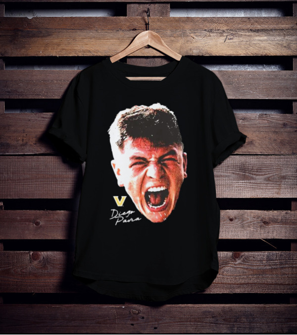 Diego Pavia Vanderbilt Commodores Signature Swag Head T-Shirt