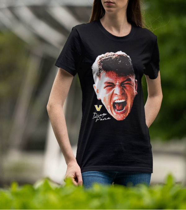 Diego Pavia Vanderbilt Commodores Signature Swag Head T-Shirt