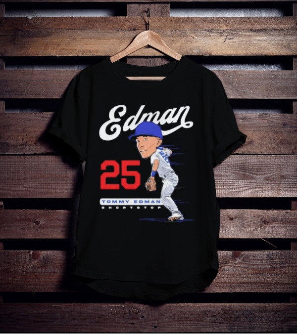 Edman 25 Tommy Edman Shortstop Cartoon T-Shirt