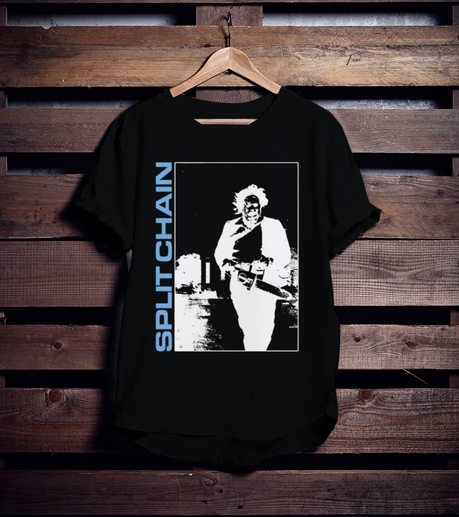 SPLIT CHAIN Chainsaw Runner Monochrome T-Shirt