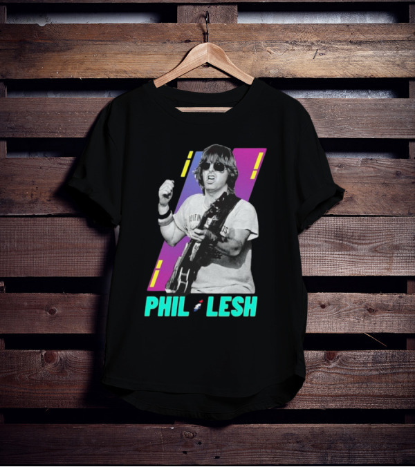 Phil Lesh Colorful Retro Style Grateful Dead Bassist Image T-Shirt