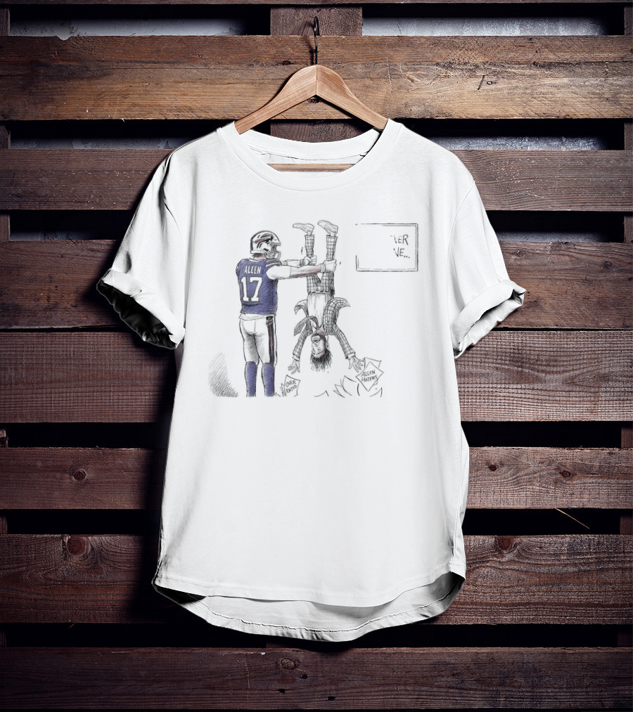 Buffalo Bills Josh Allen Over Throwing Allen Haters T-Shirt