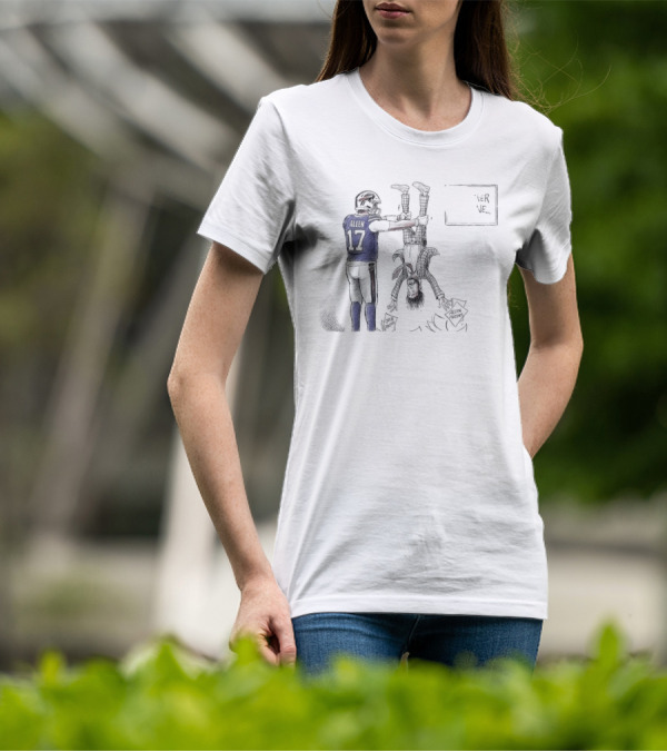 Buffalo Bills Josh Allen Over Throwing Allen Haters T-Shirt