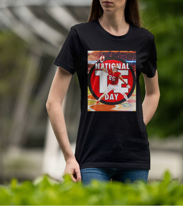 National Tight Ends Day George Kittle 85 SF 49ers Game T-Shirt