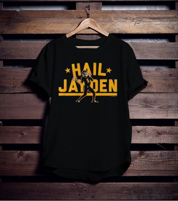 Hail Jayden Daniels Football Washington Commanders T-Shirt