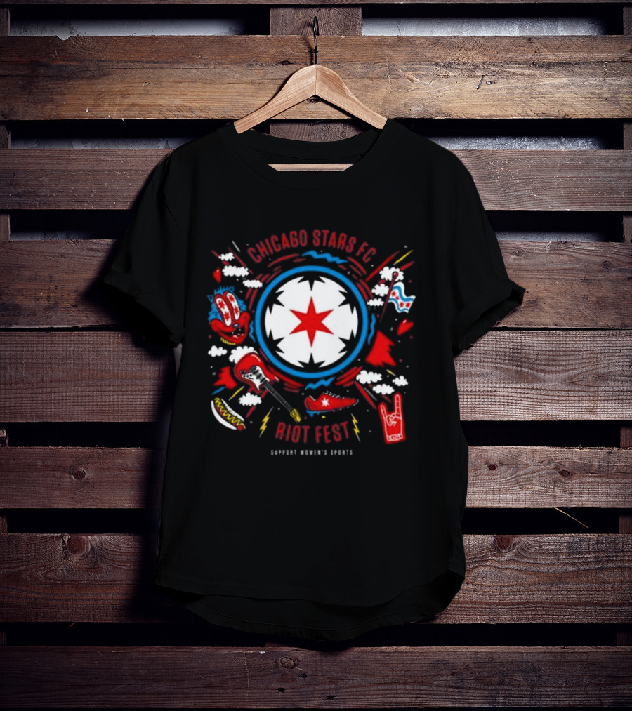 Chicago Stars FC Riot Fest Support Women's Sports T-Shirt