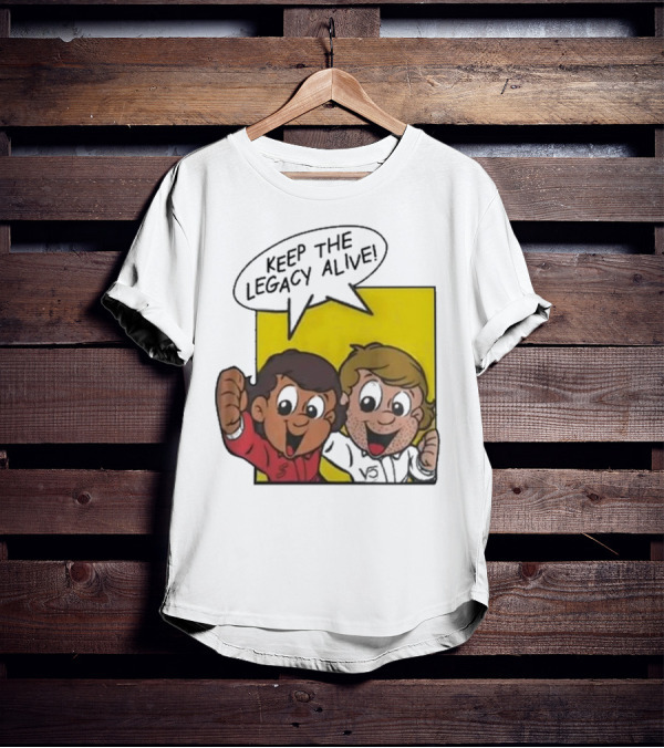 KEEP THE LEGACY ALIVE Boys Characters Speech Bubble T-Shirt