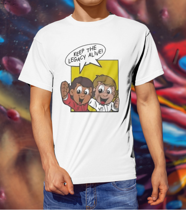 KEEP THE LEGACY ALIVE Boys Characters Speech Bubble T-Shirt