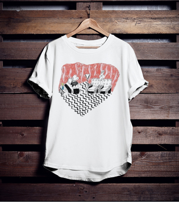Sandw1tch Dale Snooper Twin Peaks Zigzag Room Scene T-Shirt
