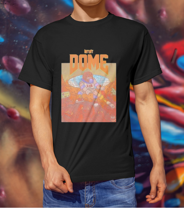 Intuit Dome Futuristic Mascot With Basketball Energy Disc T-Shirt