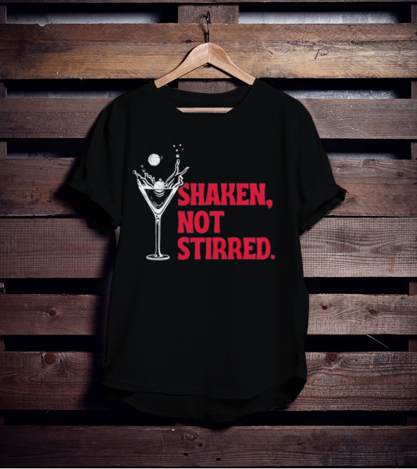 Rutgers Scarlet Knights Shaken Not Stirred Martini Basketball T-Shirt