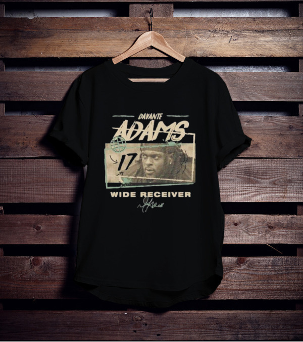 Davante Adams 17 Wide Receiver Signature T-Shirt