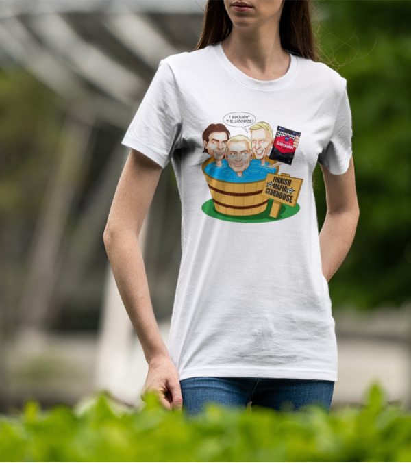 Dallas Stars Finnish Mafia Clubhouse I Brought The Licorice Salmiakki T-Shirt