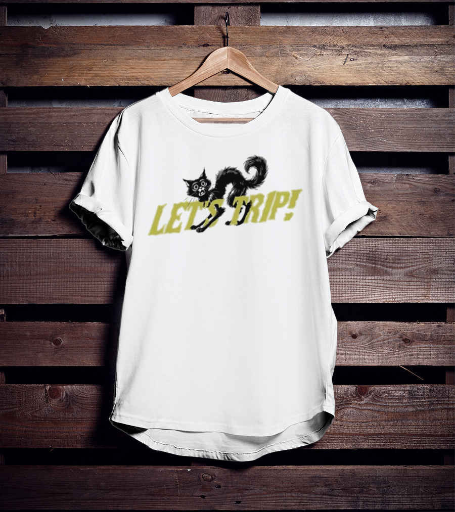 Sturniolo Let's Trip Cat Frightened T-Shirt
