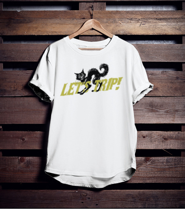 Sturniolo Let's Trip Cat Frightened T-Shirt