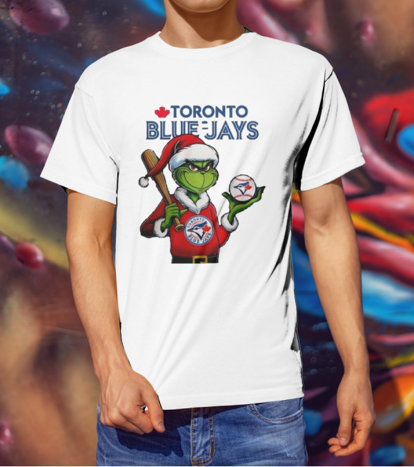 Toronto Blue Jays The Grinch Grinchmas Christmas T-Shirt