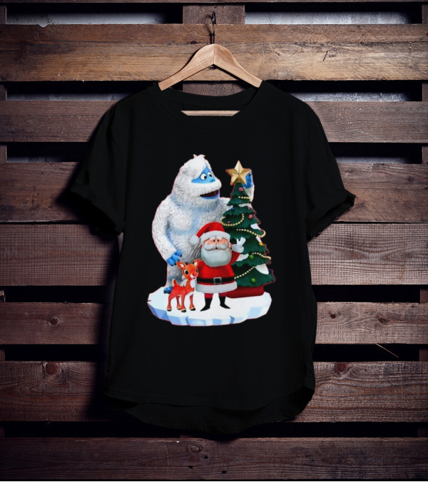 Bumble Rudolph Santa Christmas Tree Exclusive Rudolph The Red Nosed Reindeer T-Shirt