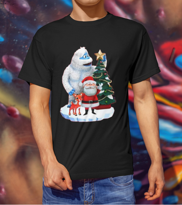 Bumble Rudolph Santa Christmas Tree Exclusive Rudolph The Red Nosed Reindeer T-Shirt