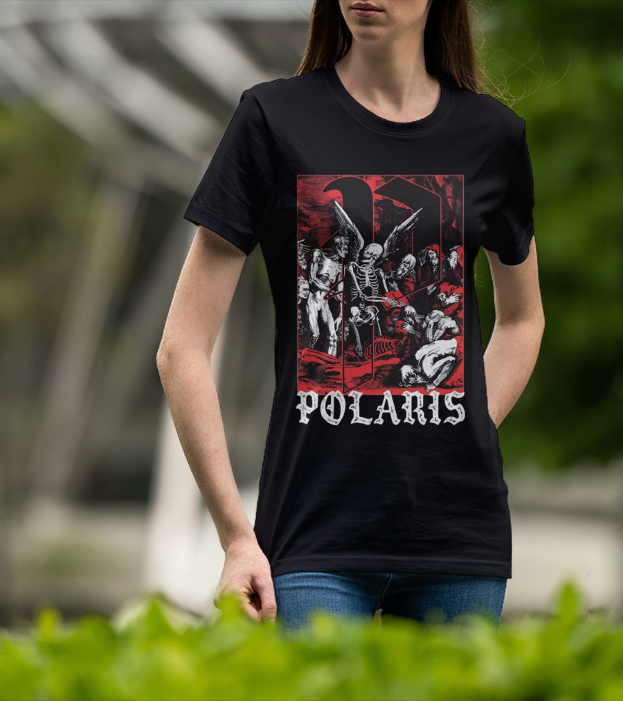 Down Right Merch Polaris Skeleton Scene T-Shirt