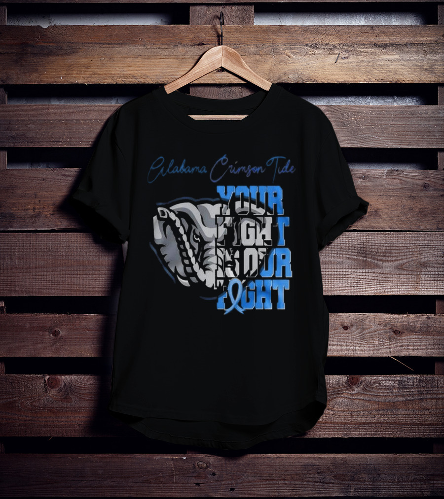 Alabama Crimson Tide Your Fight Is Our Fight Diabetes Awareness T-Shirt