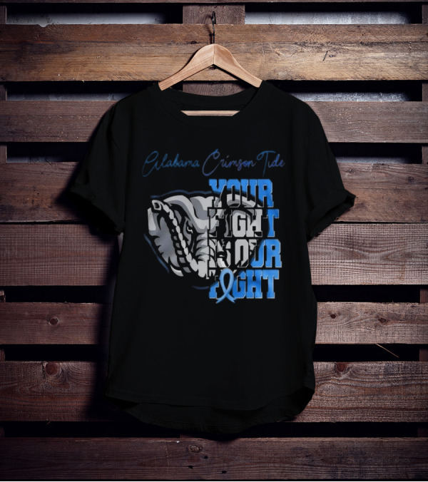 Alabama Crimson Tide Your Fight Is Our Fight Diabetes Awareness T-Shirt