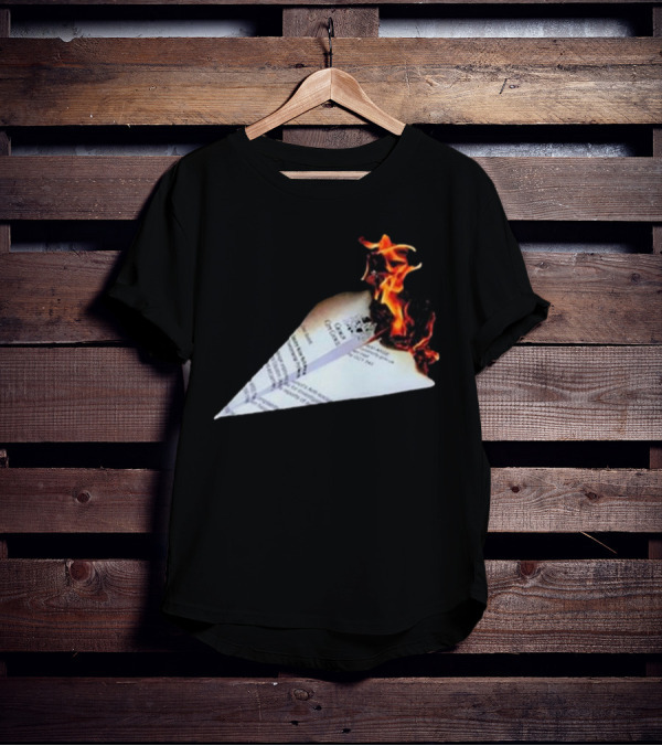 Lovejoy Band Burning Paper Plane Nuisance T-Shirt