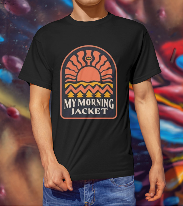 My Morning Jacket Sunrise Waves Solar Flare T-Shirt