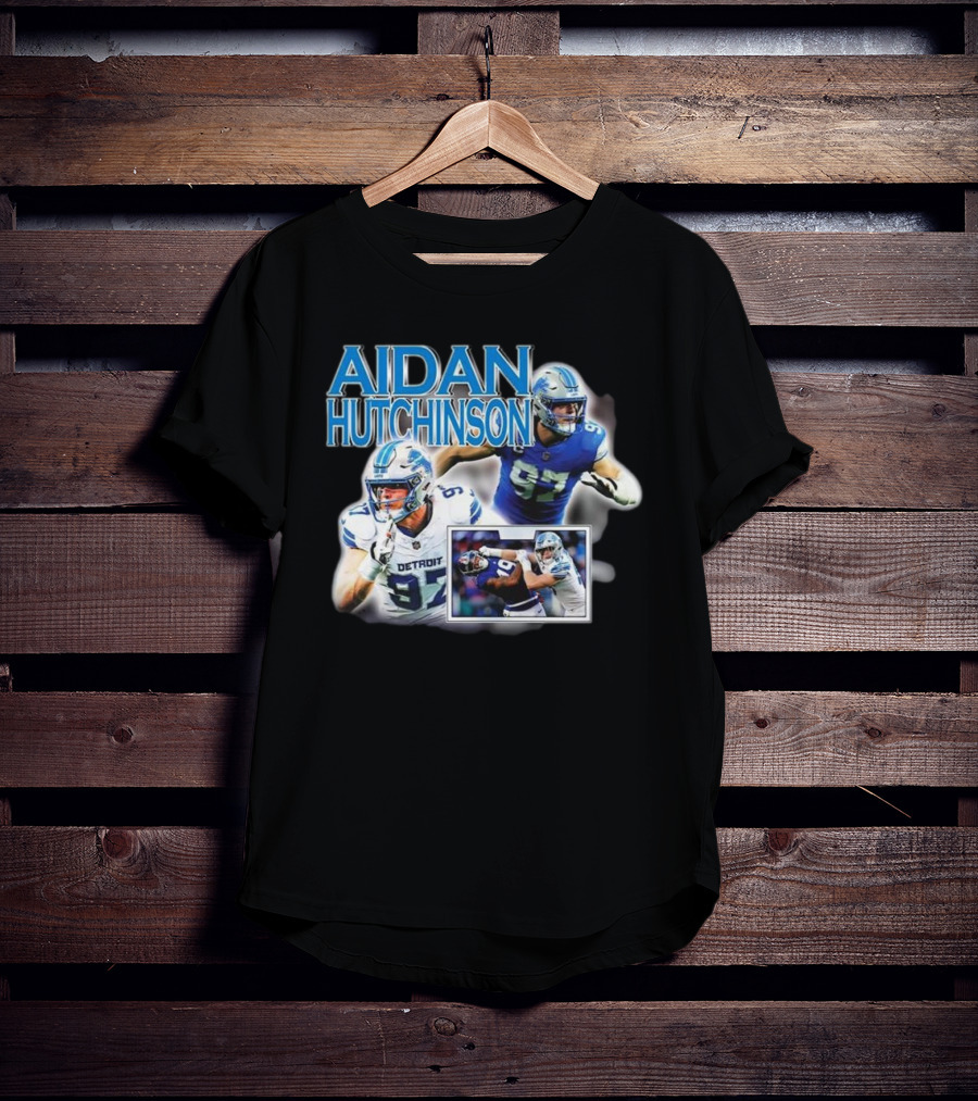Aidan Hutchinson Detroit Lions Football T-Shirt