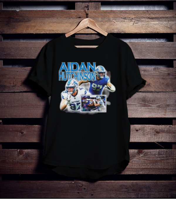 Aidan Hutchinson Detroit Lions Football T-Shirt