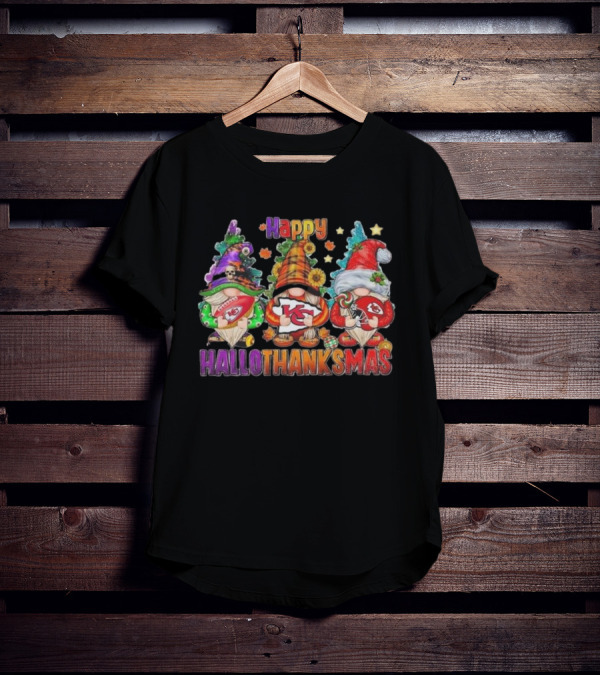 Happy HalloThanksMas Kansas City Chiefs T-Shirt