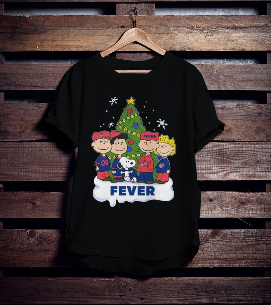 Snoopy And Friends Fever Christmas Tree Celebration T-Shirt