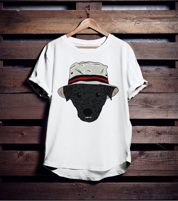 Mortimer And Whitehouse Gone Fishing Dog In Bucket Hat T-Shirt