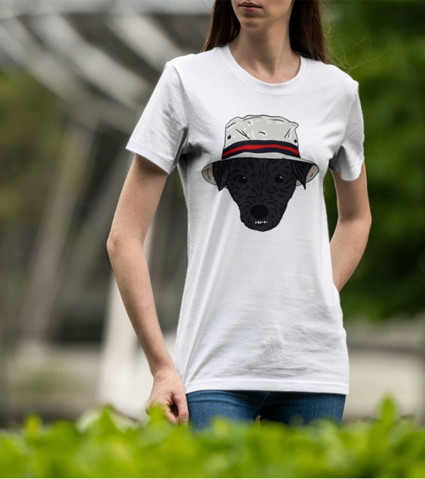 Mortimer And Whitehouse Gone Fishing Dog In Bucket Hat T-Shirt