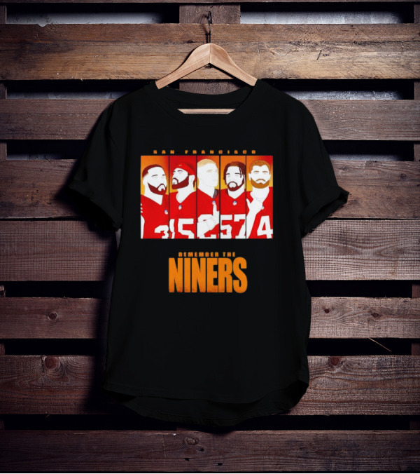 San Francisco 49ers Remember The Niners Players Red Jerseys T-Shirt