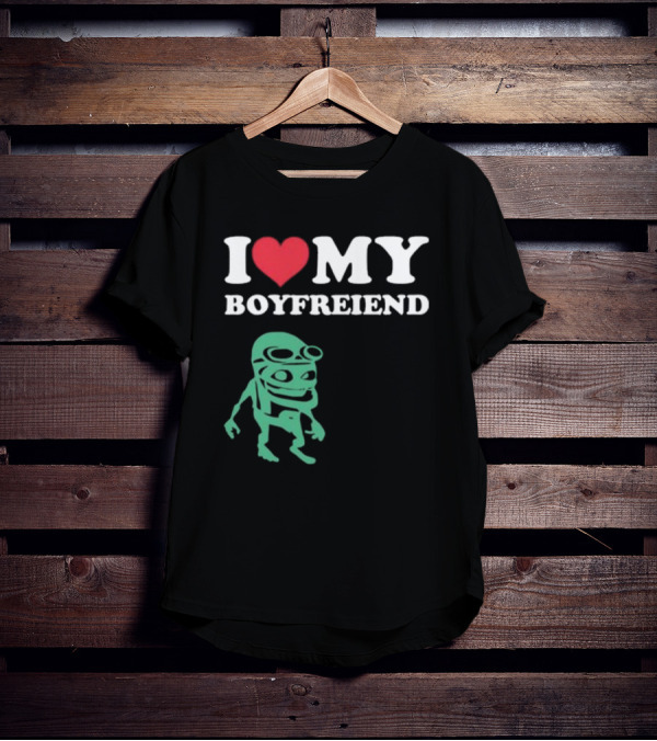 I Love My Boyfriend Crazy Frog Joey Valence T-Shirt