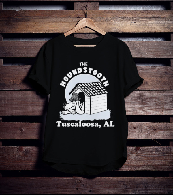 The Houndstooth Hound Doghouse Tuscaloosa AL T-Shirt