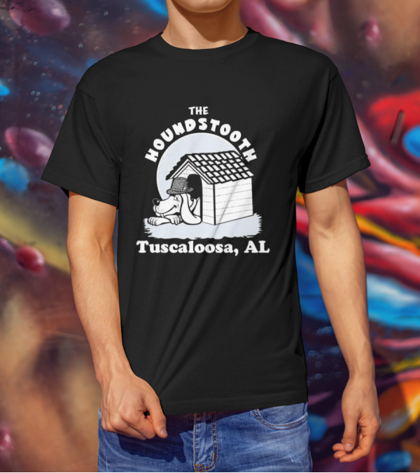 The Houndstooth Hound Doghouse Tuscaloosa AL T-Shirt
