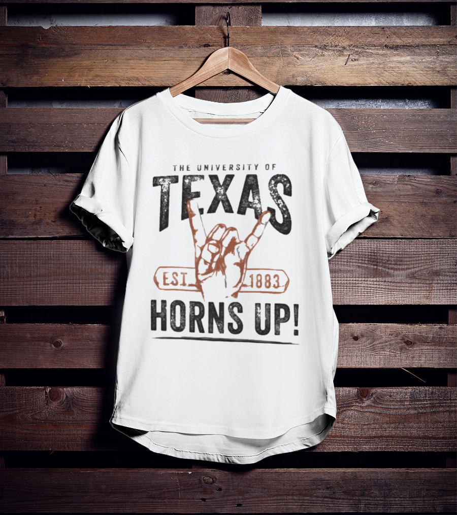 The University Of Texas Horns Up Est 1883 T-Shirt