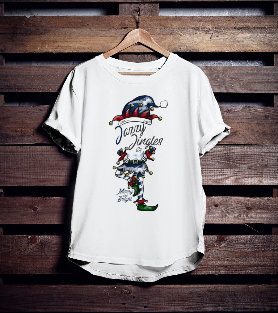Jazzy Jingles Elf Merry And Bright Christmas T-Shirt