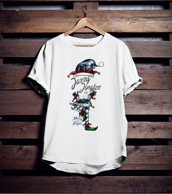 Jazzy Jingles Elf Merry And Bright Christmas T-Shirt