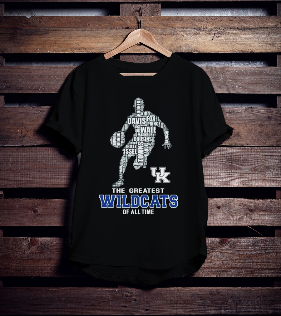 The Greatest Wildcats Of All Time UK Basketball Legends Davis Wall Cousins T-Shirt