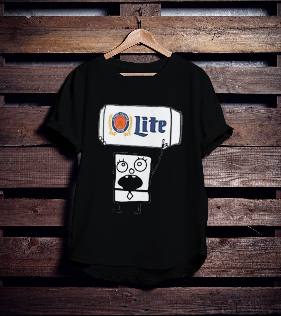 Doodlebob Miller Lite Beer T-Shirt