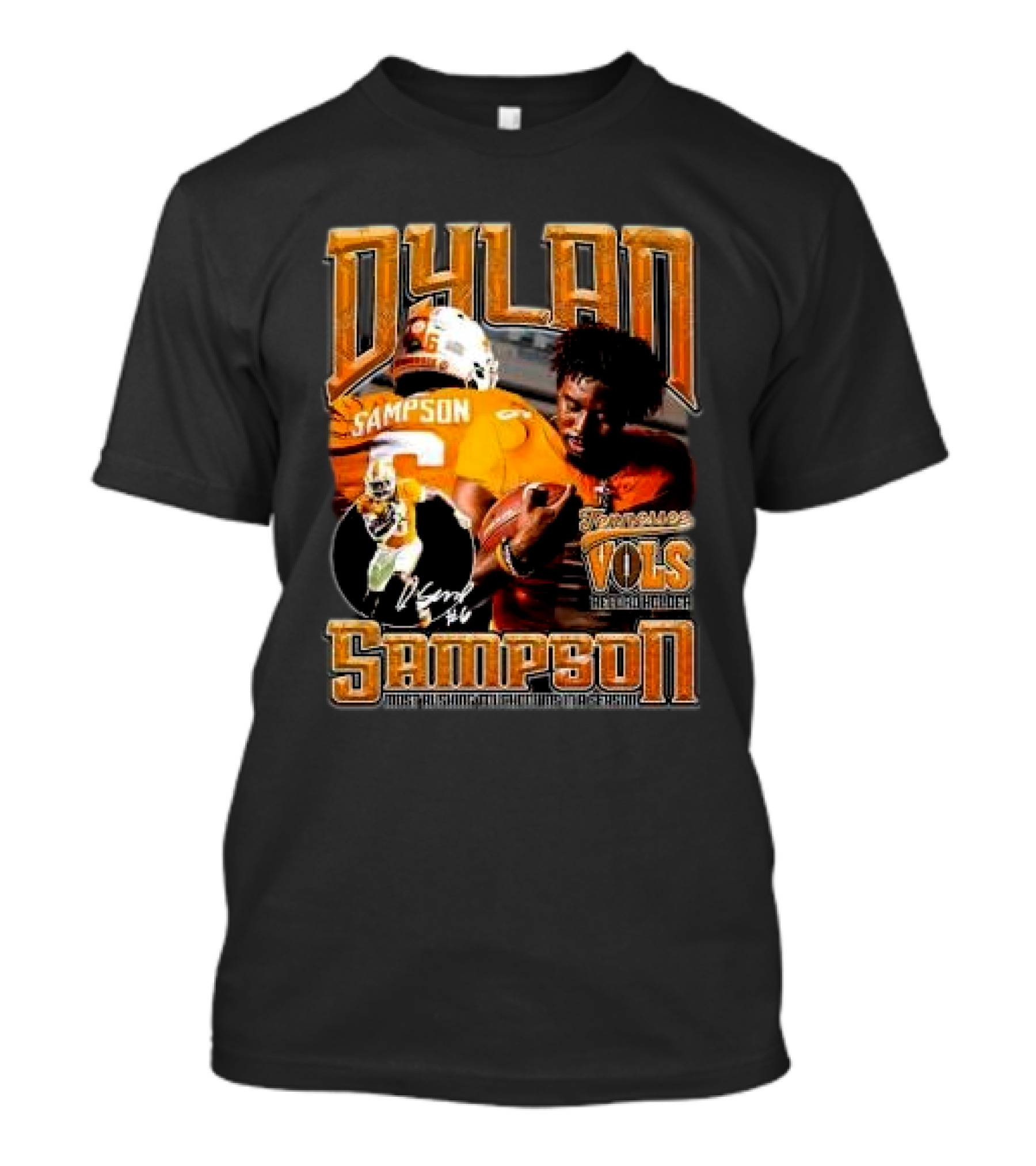 Dylan Sampson Vols Rushing Touchdown Breakout NIL T-Shirt