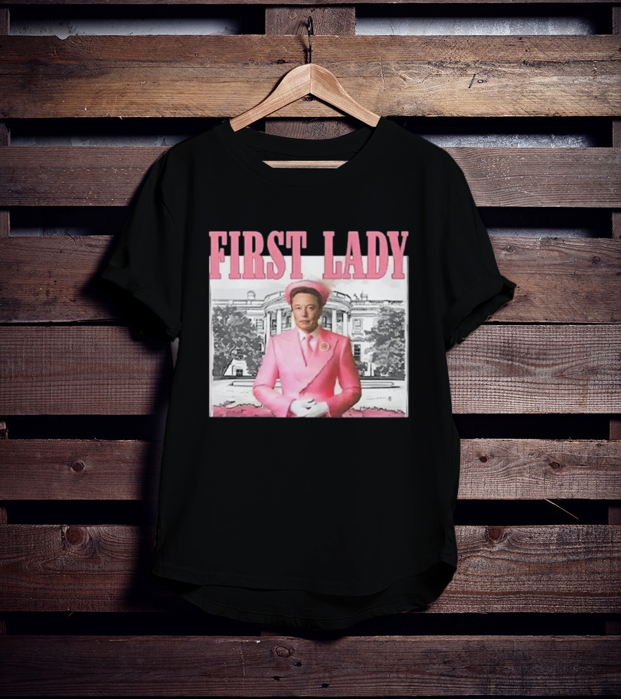First Lady Elonia Musk Pink Suit White House T-Shirt