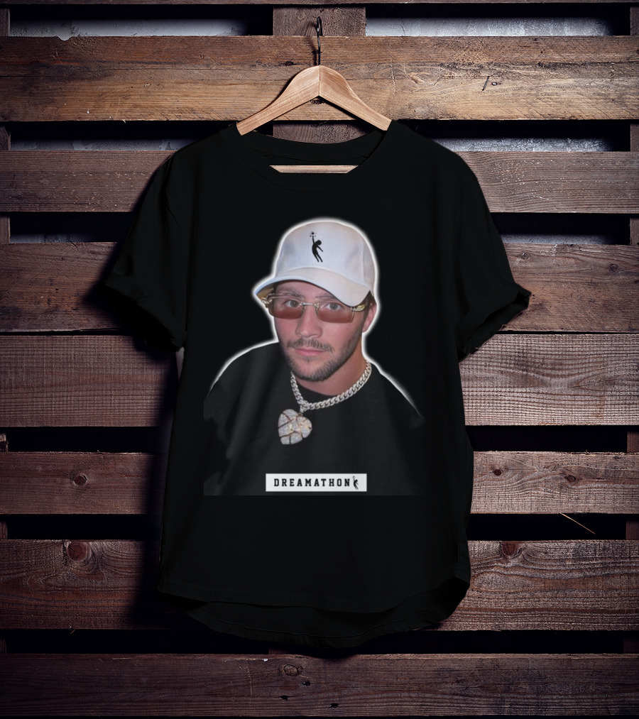 Josh Allen Dreamathon White Cap And Chain T-Shirt
