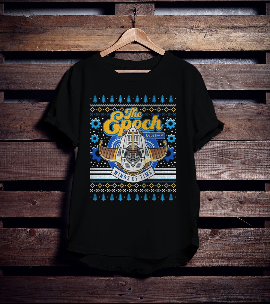 The Epoch Wings Of Time Retro Christmas T-Shirt