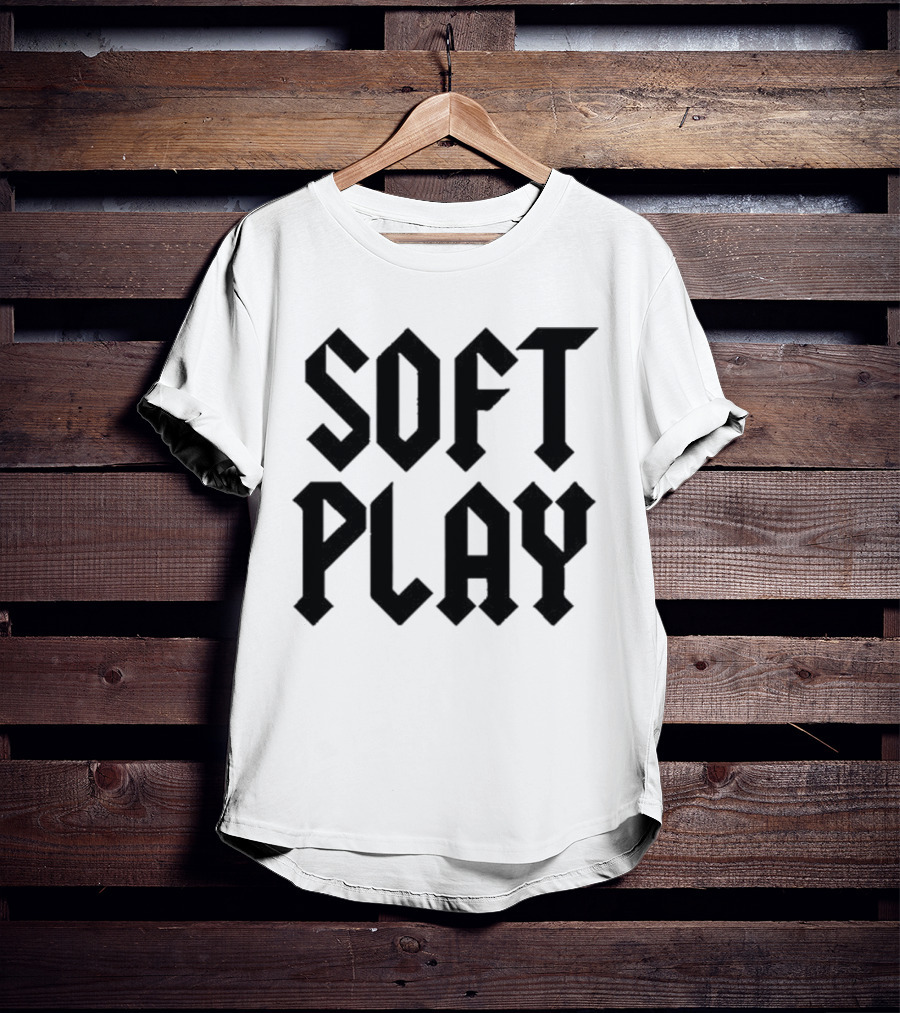 Soft Play Heavy Metal Font T-Shirt